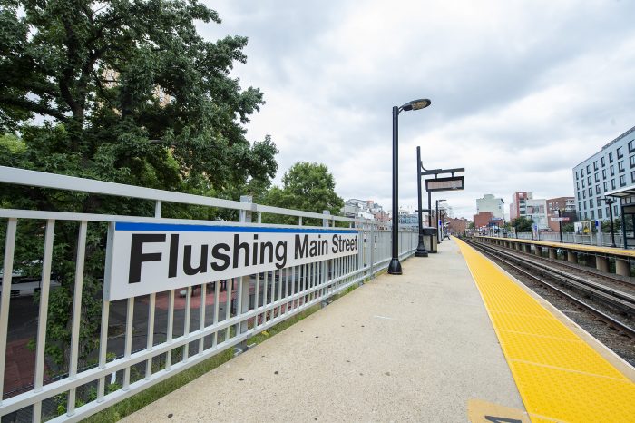 flushing main street station lirr photos